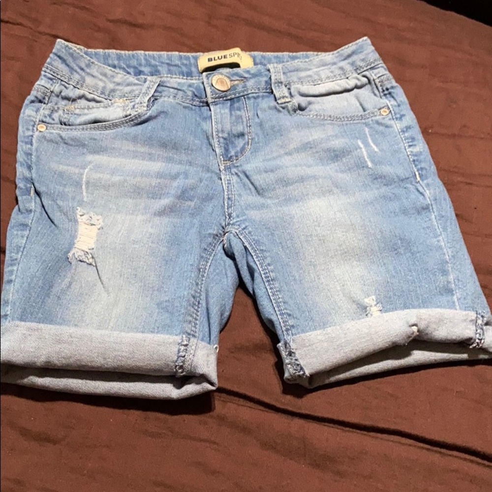 Girls Jean Shorts. EUC!